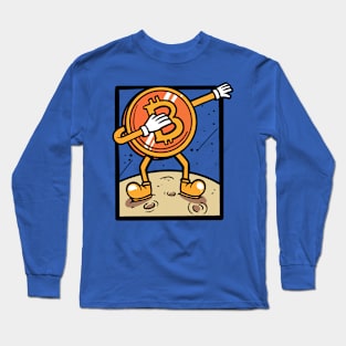 Dabbing Bitcoin Jumper merch Long Sleeve T-Shirt